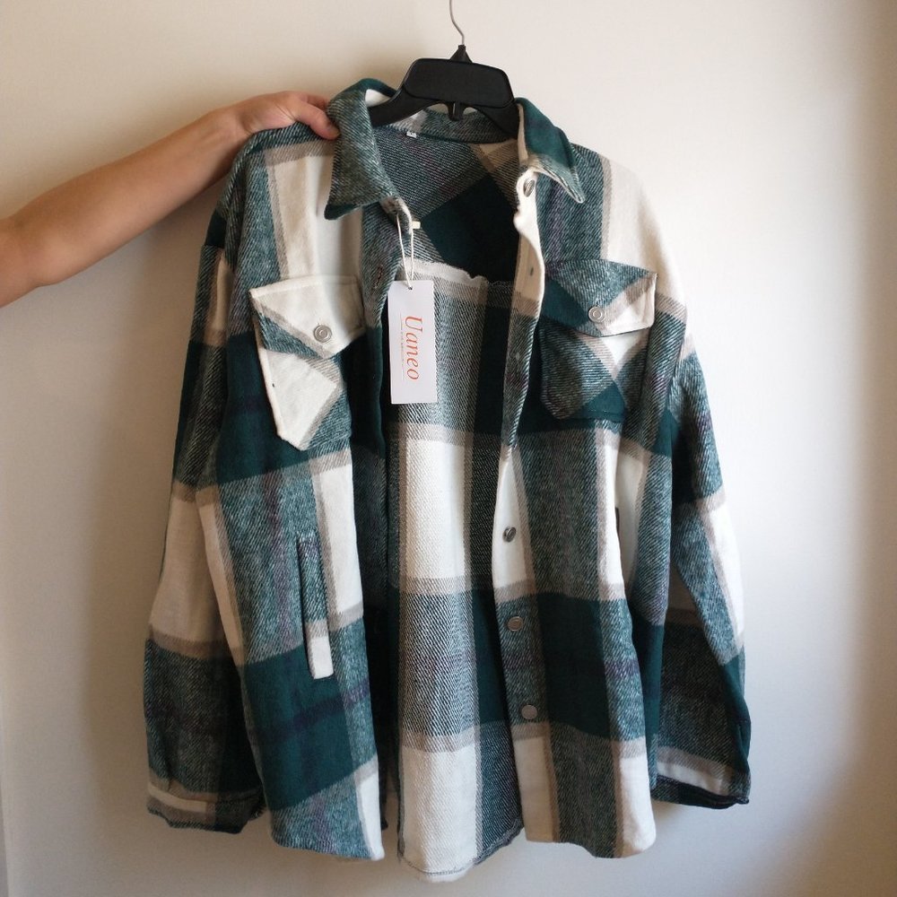Plaid shacket